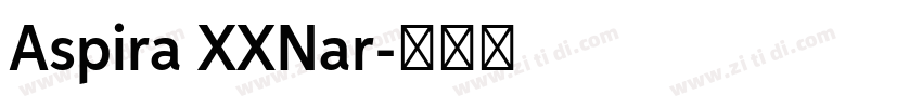 Aspira XXNar字体转换